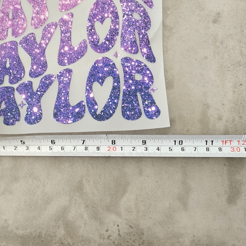 🎉3 For 25🎉 Taylor Swift Beautiful Heat Transfer!!!! - Picture 3 of 3